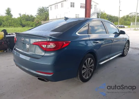 2016 Hyundai Sonata Sport from USA, damaged, VIN 5NPE34AFXGH393073
